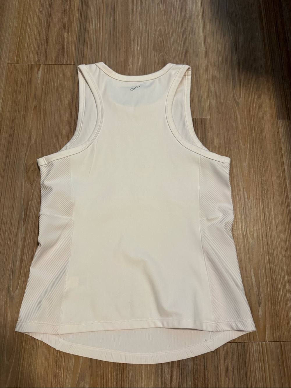 Freely Cream Ribbed Performance Tank Size M - Picture 3 of 6